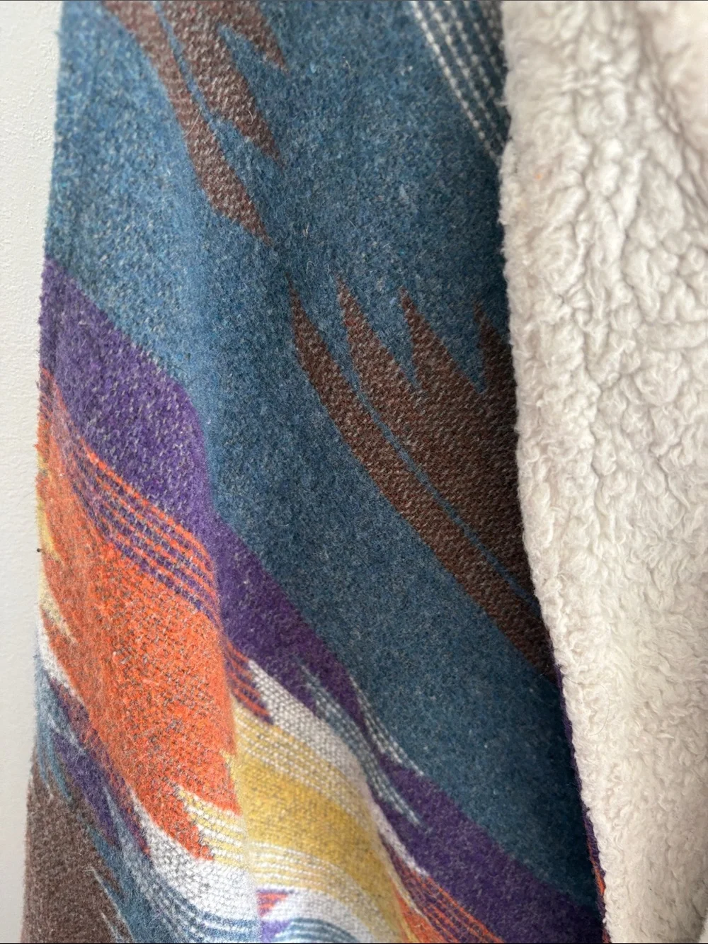 Hem & Thread Southwestern Aztec Sherpa-Lined Vest